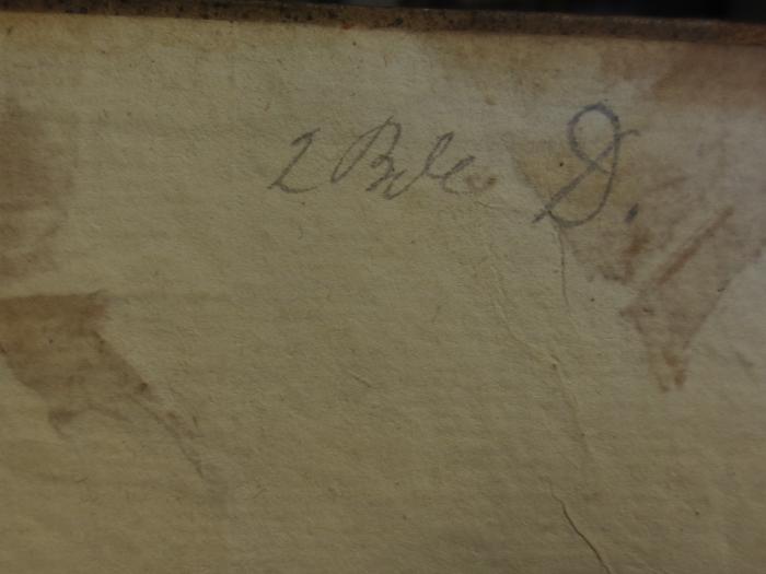 Cl  146 b1: Geschichte der Abberiten : Erster Theil, der das erste, zweite und dritte Buch enthält (1781);- (unbekannt), Von Hand: Notiz; '2 Bde D.'. 