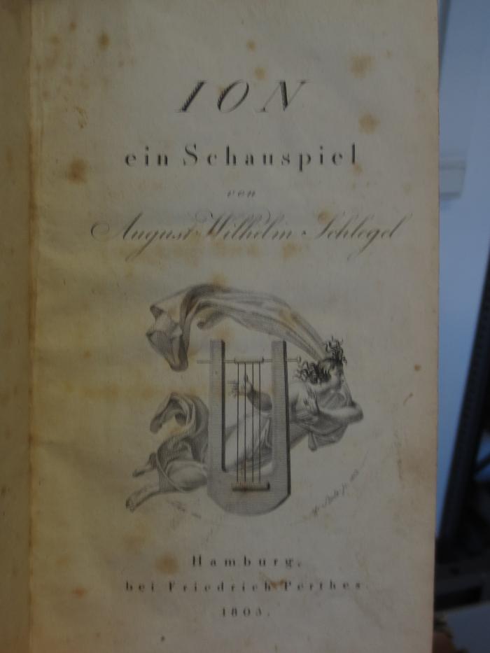 Cl 269: Ion : Ein Schauspiel (1803)