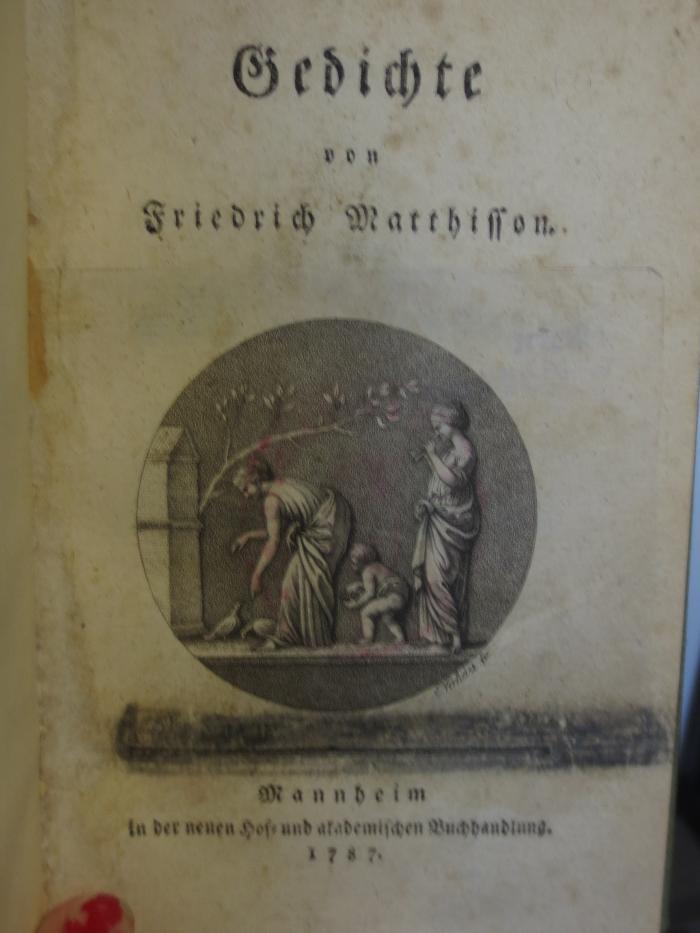 Cl 264: Gedichte (1787)