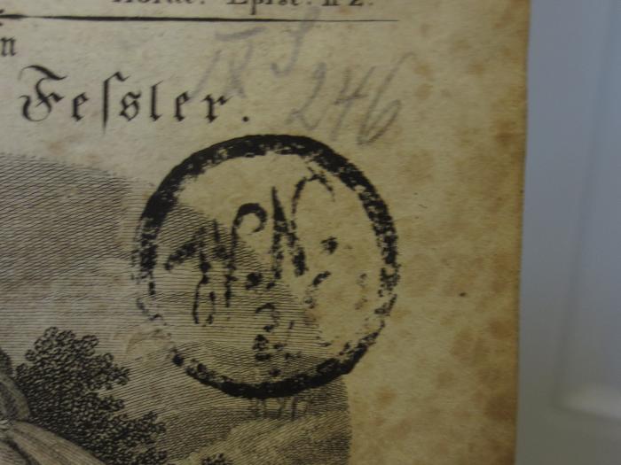 Cl 354: Der Nachtwächter Benedici (1809);- (W. Natorff &amp; Comp. (Berlin)), Stempel: Initiale, Name; 'W. N. &amp; C.'.  (Prototyp)