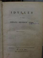 Cl 645: Idyllen (1801)