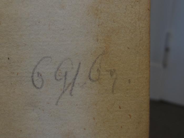 Cl 672 1-5: Sammlung der besten deutschen prosaischen Schriftsteller und Dichter (1780);- (unbekannt), Von Hand: Nummer; '69169.'. 