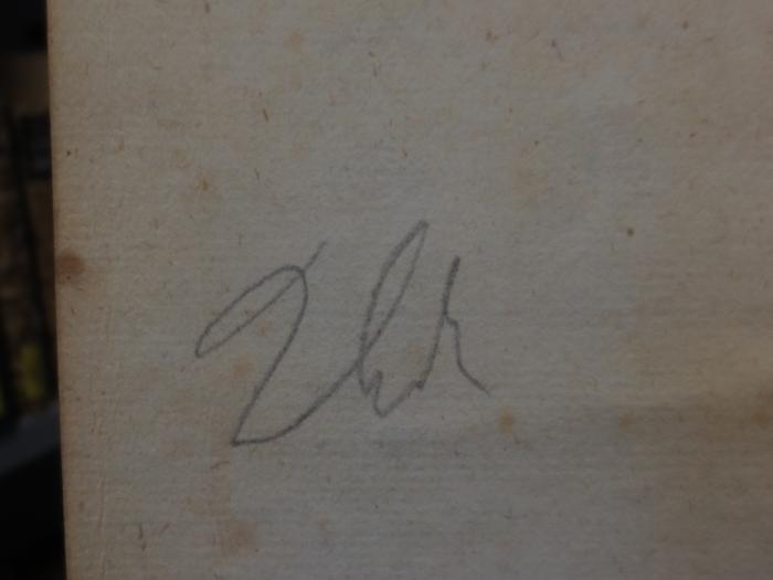 Cl 672 1-5: Sammlung der besten deutschen prosaischen Schriftsteller und Dichter (1780);- (unbekannt), Von Hand: Notiz; '[...]'. 