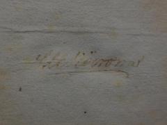 - ([C.tt.s iönona][?]), Von Hand: Autogramm, Name; '[C.tt.s iönona]'. 