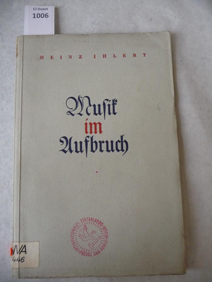  Musik im Aufbruch. (1938)