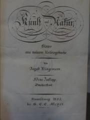 Cl 374 a/b, 2: Kunst und Natur : Blätter aus meinem Reisetagebuche (1823)