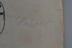 - (Halpert, [?]), Von Hand: Autogramm; 'Halpert'. 