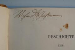 - (Weißmann, Richard ), Von Hand: Autogramm; 'Richard Weißmann'. 