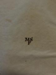 - (MSF), Von Hand: Monogramm, Initiale; 'MSF'. 