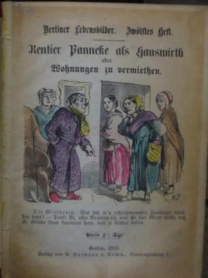 Cm 2682 12, 2. Ex.: Rentier Panneke als Hauswirth oder Wohnungen zu vermiethen (1853)