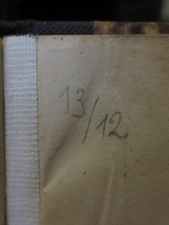 Cm 3456 Pr. 2: Die frech bedräute, jedoch wunderbar befreite Bibel oder: der Triumph des Glaubens : das ist: schreckliche, jedoch wahrhafte und erkleckliche Historia von dem weiland Licentiaten Bruno Bauer ; wie selbiger vom Teufel verführet, vom reinen Glauben abgefallen, Oberteufel geworden und endlich kräftiglich entsetzet ist ; christliches Heldengedicht in vier Gesängen (1842);- (unbekannt), Von Hand: Nummer; '13/12'. 