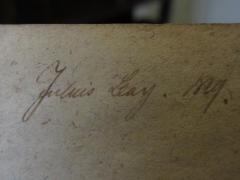 - (Rodenberg, Julius), Von Hand: Autogramm, Name, Datum; 'Julius Levy. 1819.'. 