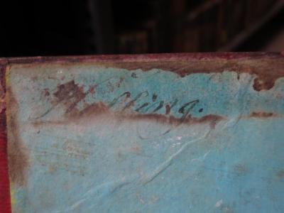 Cm 4184: Streifzüge durch die Felder der Satyre und Romantik (1825);- (Melling[?], [?]), Von Hand: Autogramm, Name; 'Melling.'. 