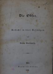 Cm 6974: Die Ostsee : Gedicht in drei Gesängen (1839)