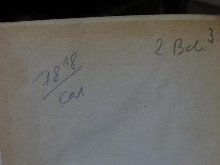 Cm 9879 1: Die Waise von Wien : Erster Band (1847);- (unbekannt), Von Hand: Nummer; '7818/Cat
2 Bde 3.'. 
