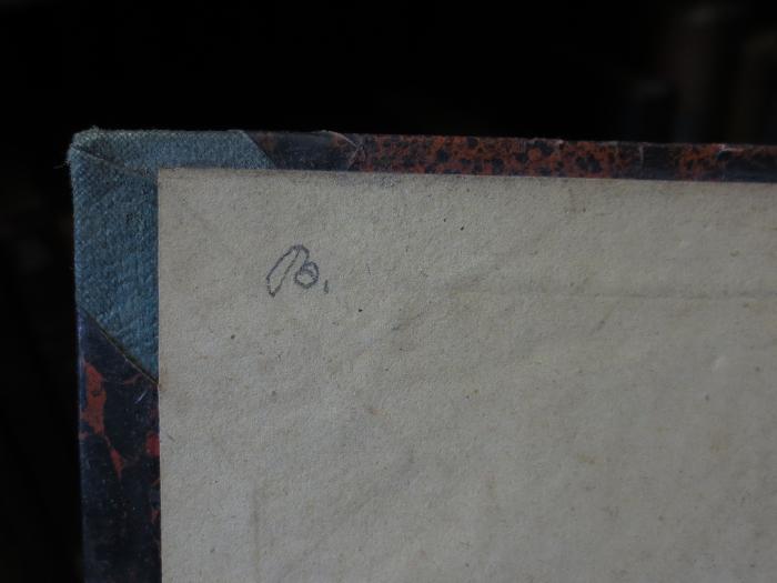 Cm 4371 c: Balladen : Romanzen, Sagen und Legenden (1846);- (unbekannt), Von Hand: Notiz; 'No.'. 