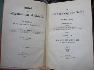 Ki 450 b: Die Entdeckung der Seele (1880)