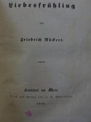 Cm  7934: Liebesfrühling (1844)