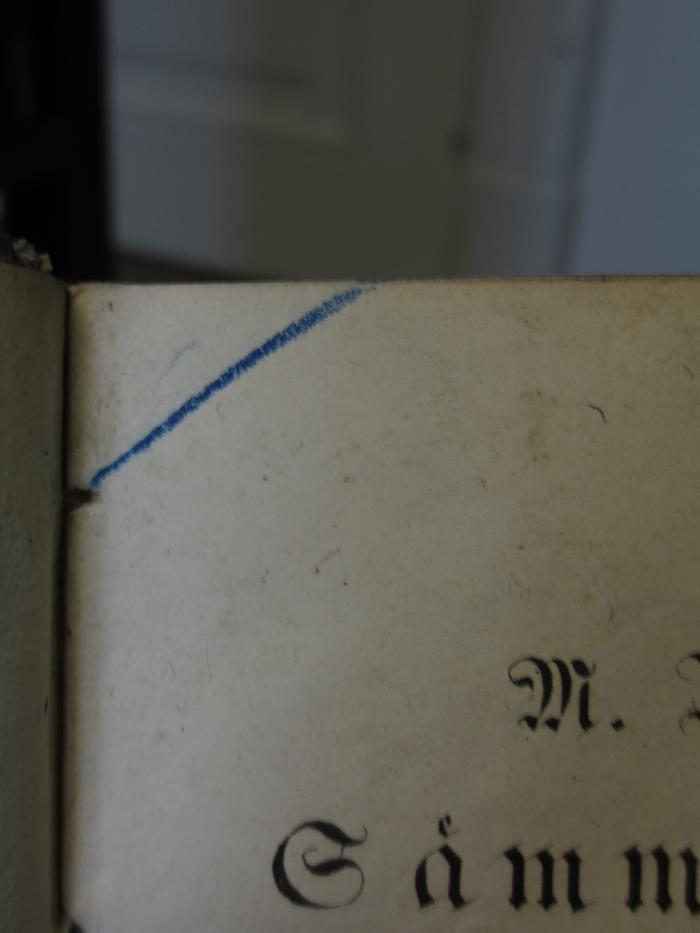 Cn 267 1: M. Tullius Cicero's Sämmtliche Briefe : Erster Band (1808);- (unbekannt), Von Hand: Zeichen. 