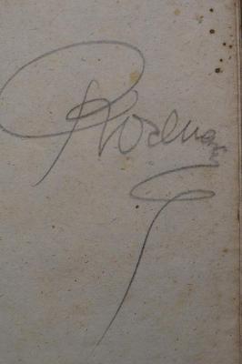 Asch1428 : ספר חק לישראל בראשית  

 ([1740]);- (Rosener, [?]), Von Hand: Autogramm; 'Rosener'. 