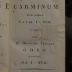 Cn 551 2: Carminum : Liber primus : Carm. I-XVII : Des Q. Horazius Flakkkus Oden : Erstes Buch : Od. I-XVII (1805)