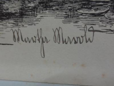 Cm 1578 2.Ex: Römisches Reich Deutscher Nation ([1934]);G44 / 1428 (Maroh[?], Martha), Von Hand: Autogramm, Name; 'Martha Maroh'. 