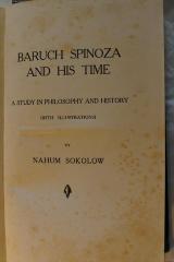 02A.018508 : ברוך שפינוזה וזמנו : מדרש בפילוסופיה ובקורות העתים = Baruch Spinoza and his time : a study in philosophy and history (with illustrations)

 (1929)