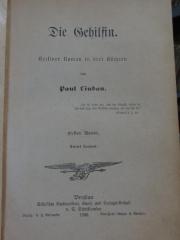 Cm 5942 1.2: Die Gehilfin : Berliner Roman in drei Büchern (1895)