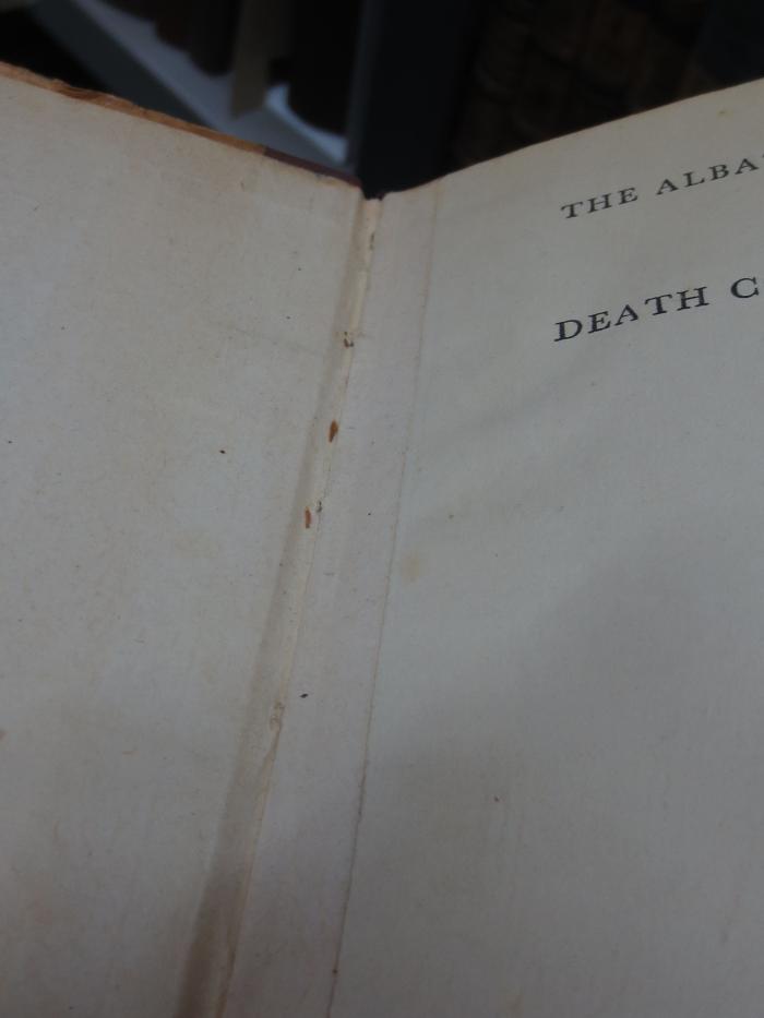 Cq 1659: Death comes to Perigord ([1936]);G45II / 186 (unbekannt), Ausriss: -. 