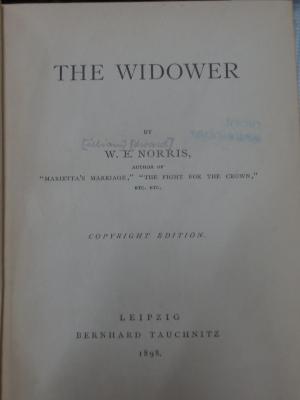 Cq 1657: The Widower (1898)