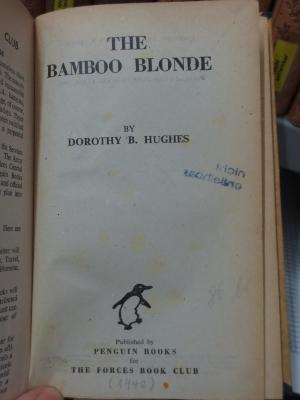 Cq 1717: The Bamboo Blonde (1942)