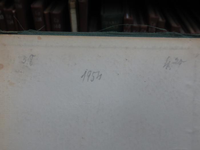 Cp 125 af: English Literature from "Beowulf" to Bernhard Shaw : for the use of Schools, Seminaries and Private Students (1928);G45II / 1223 (unbekannt), Von Hand: Preis, Datum, Nummer; '38
1954
4.20'. 