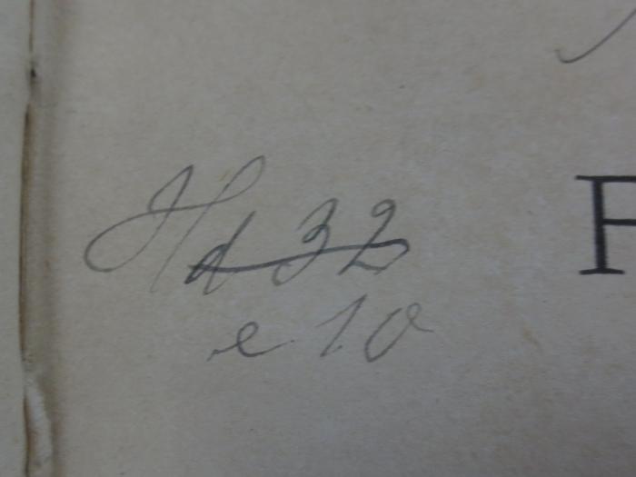 Ct 1404: Pagine di una donna  (1876);G45II / 797 (Rackwitz, Julius), Von Hand: Signatur, Nummer; 'Hd 32
e 10'. 