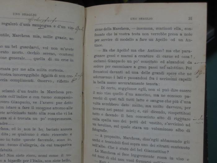 Ct 1404: Pagine di una donna  (1876);G45II / 797 (Rackwitz, Julius), Von Hand: Annotation, Annotation. 