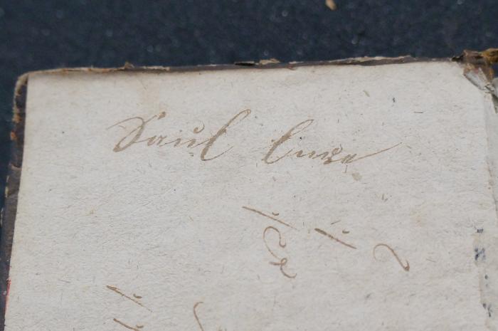 Asch1449 : ספר המדות : והוא ספר מסר השכל

 (1819);- ([Lur]e, Saul), Von Hand: Autogramm; 'Saul [Lur]e'. 