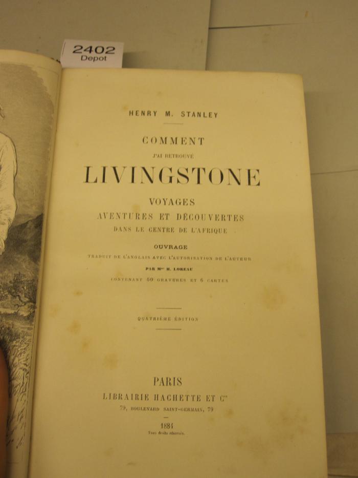  Comment j'ai retrouve Livingstone : voyages aventures et decouvertes dans le centre de l'Afrique (1884)