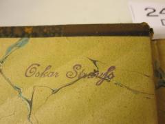 - (Strauß, Oskar;Strauß, Oskar), Stempel: Monogramm; 'Oskar Strauß'. 