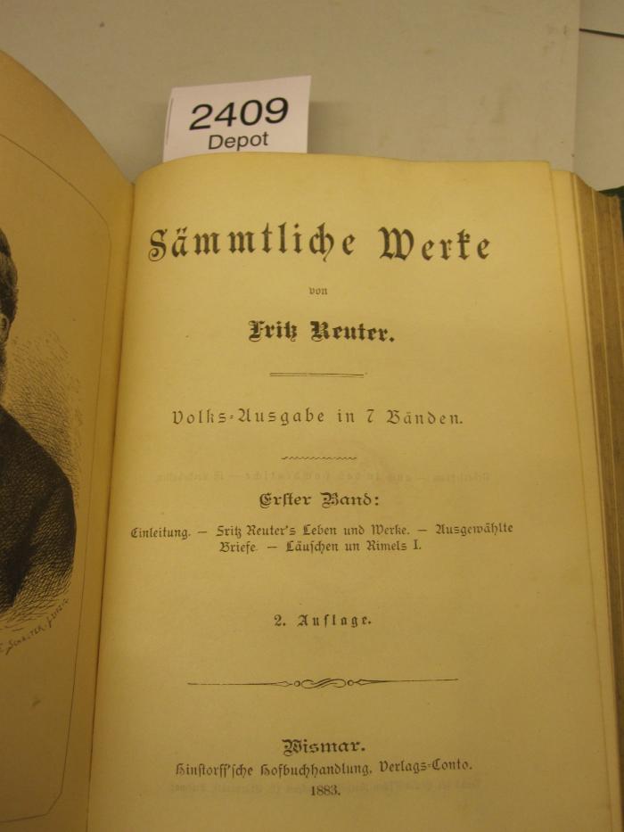  Sämtliche Werke : Volks-Ausgabe in 7 Bänden (1883)