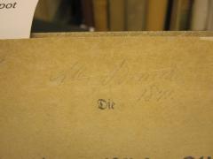 - (Alb. Ben[?]), Von Hand: Name; 'Alb. Ben[...]
1811'. 