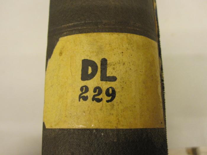  Gospodarska Lucba : matije vertovca (1891);-, Etikett: Signatur; 'DL 229'