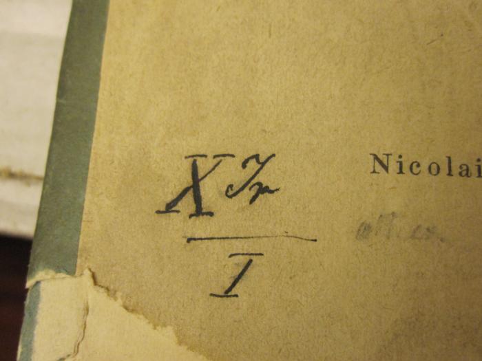  Mittheilungen aus dem Gebiete der Geschichte Liv-, Est- und Kurlands (1896);-, Von Hand: Signatur; 'X Ir
I';-, Von Hand: Notiz; 'alt. ex.'