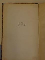 - (St. Bonifatiuskloster Hünfeld. Bibliothek), Von Hand: Signatur; '27a'. 