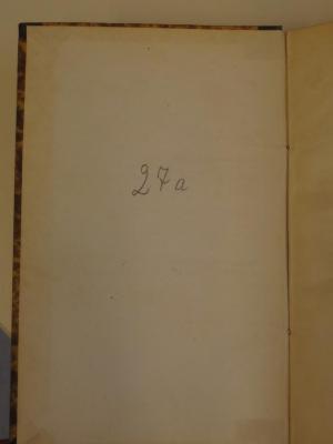  Von den Strafgerichten Gottes über Frankreich : die Ursachen, welche sie herausfordern, und die Mittel, dieselben abzuwenden (1835);- (St. Bonifatiuskloster Hünfeld. Bibliothek), Von Hand: Signatur; '27a'. 