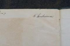 - (Sondheimer, F.), Von Hand: Autogramm; 'F. Sondheimer'. 