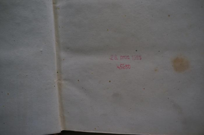 Asch1583 : ספר ישעיה
 (1837);- (unbekannt), Stempel: Datum, Annotation; '28. pros. 1925
K 5650

[28.12.1925]'. 