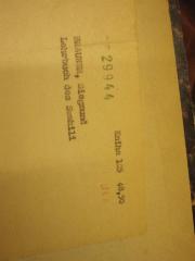 - (Siegmund Brauner), Etikett: Besitzwechsel; 'Kniha 105   48,50
BRAUNER, Siegmund
Lehrbuch des Swahili'. 