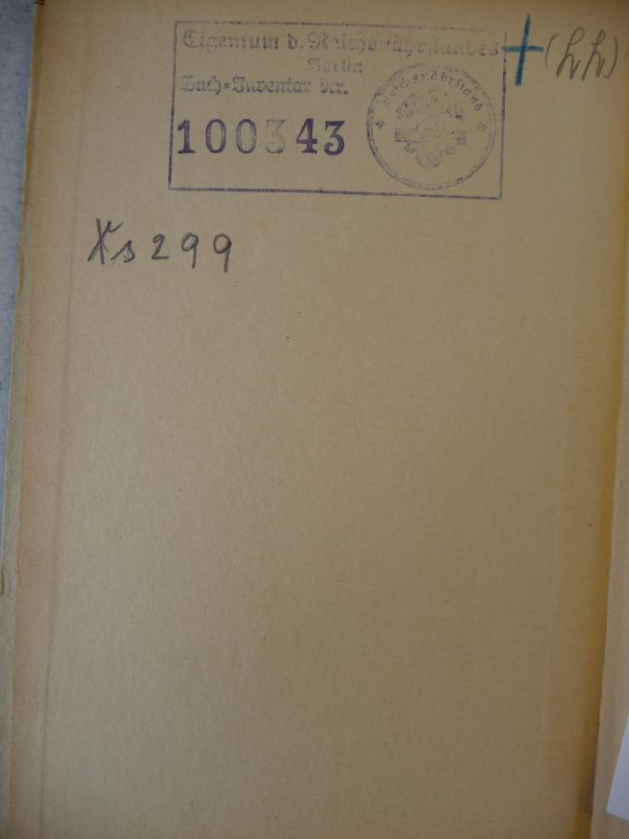 -, Von Hand: Nummer, Notiz, Annotation; 'Xs299'