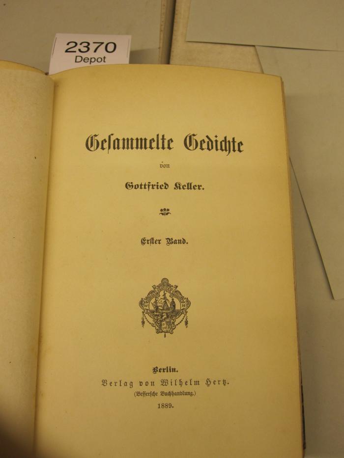 Gesammelte Gedichte (1889)