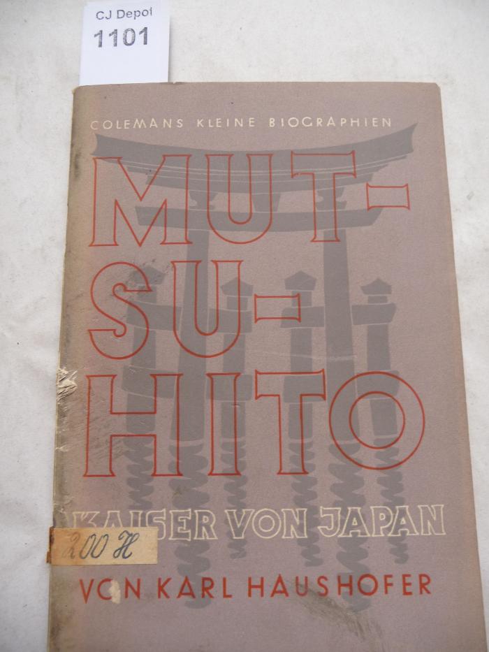  Mutsuhito - Kaiser von Japan. (1933)