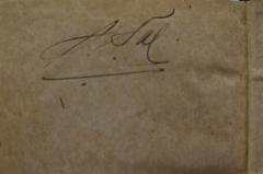 - (Tal, Justus), Von Hand: Autogramm; 'J. Tal'. 